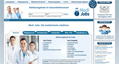 Desktop Screenshot of medi-jobs.de
