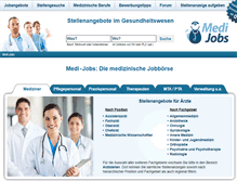 Tablet Screenshot of medi-jobs.de